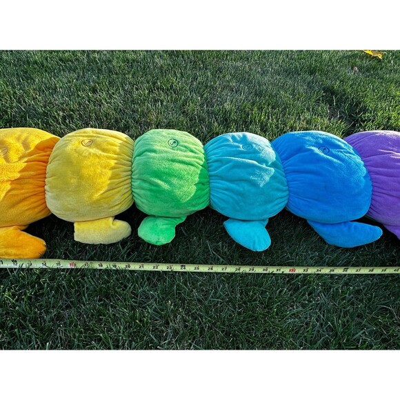 GOFFA~5 Foot Giant Jumbo 60" Musical Plush Stuffed Learning Caterpillar - VIDEO! - Picture 9 of 13